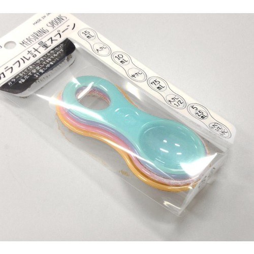 [Hỏa tốc HCM] Set 4 thìa đong gia vị màu sắc Nakaya Nội địa Nhật Bản