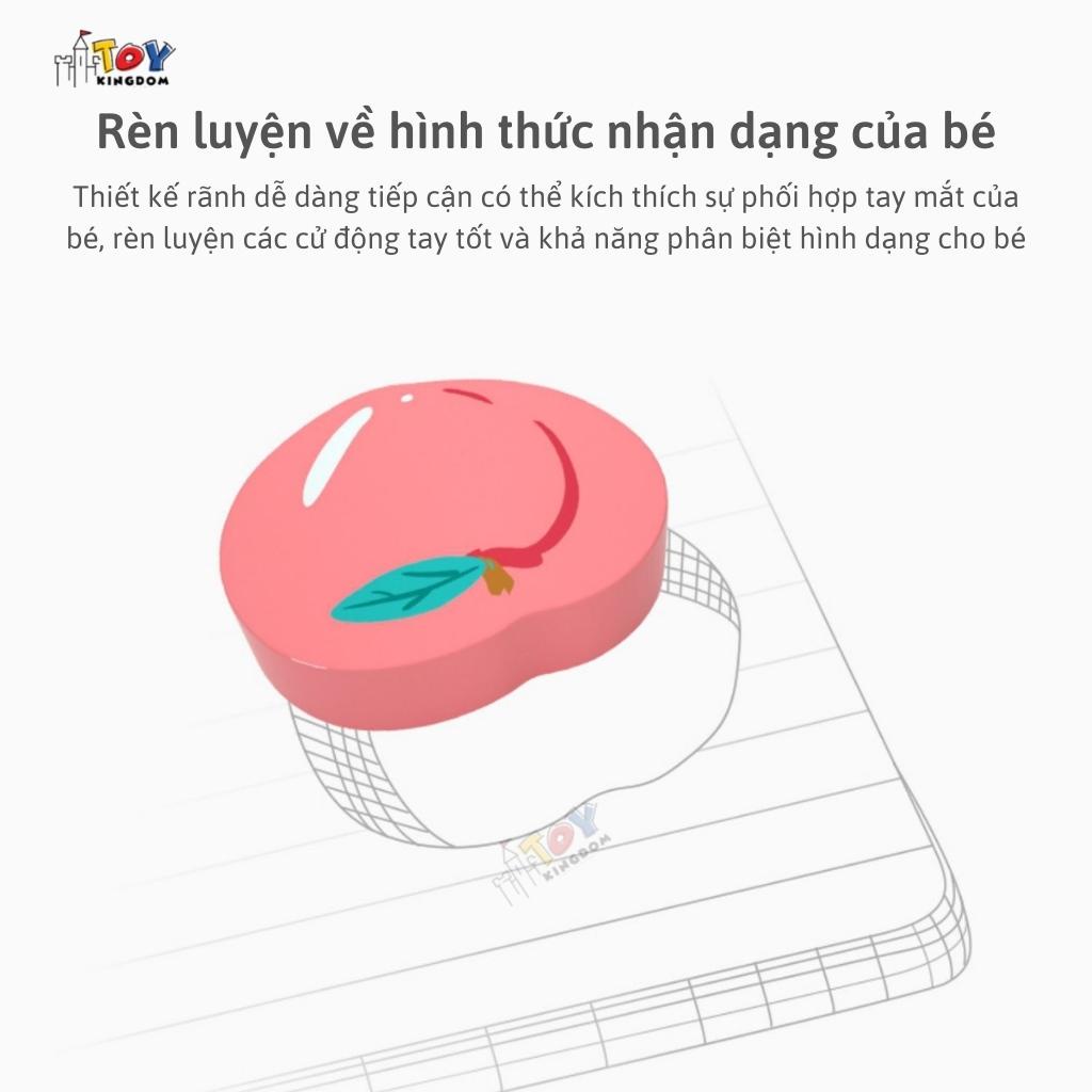Đồ Chơi Núm Gỗ Ahihi Phát Triển Trí Thông Minh Cho Bé, Nhiều Chủ Đề, Gỗ Dày Dặn - Hàng Cao Cấp