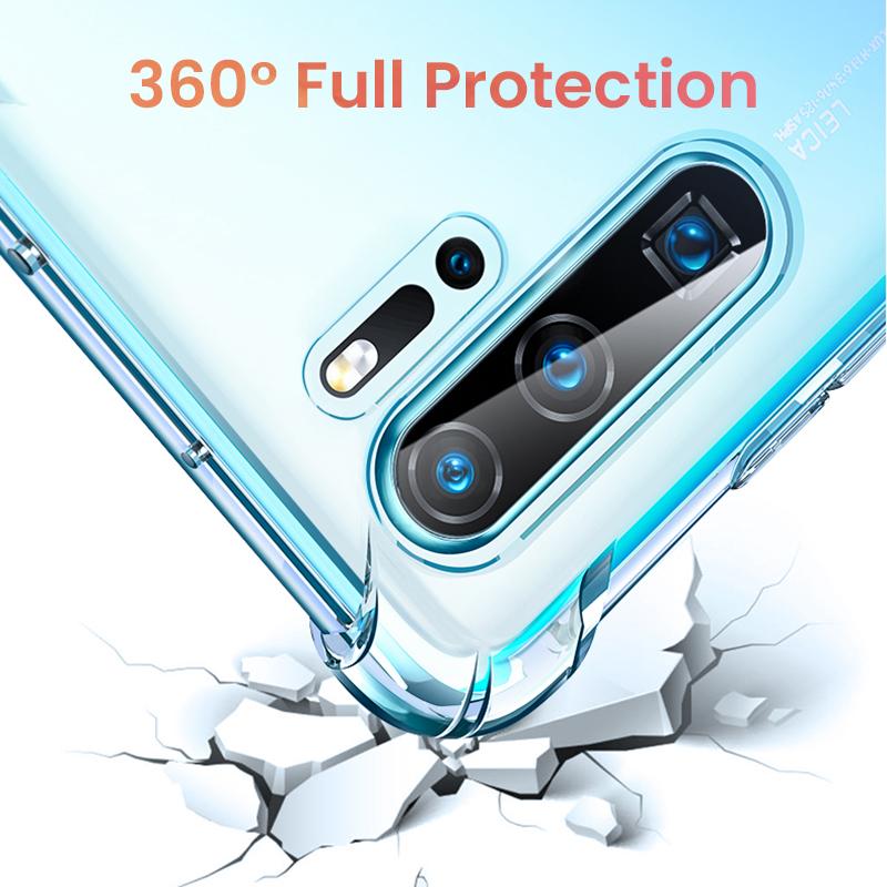 Ốp Điện Thoại Mềm Trong Suốt Chống Sốc Cho Huawei Y5p Y6p Y7p Y7a Y9s Y5 Y6Pro Y9 Y9Prime 2019