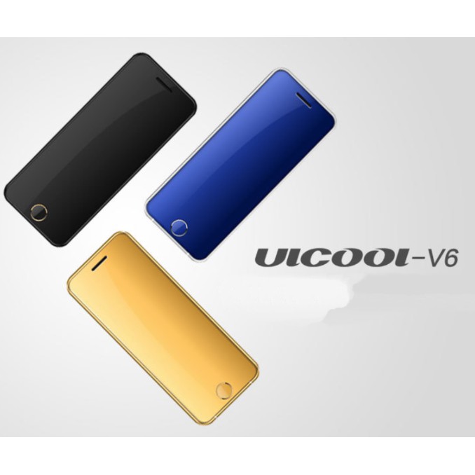 Điện thoại mini siêu mỏng 2 sim UICOOL V6 tràn viền | WebRaoVat - webraovat.net.vn