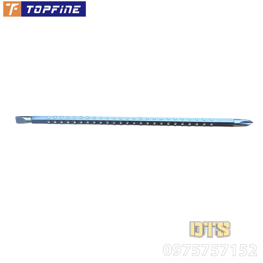 Tô vít nấc 2 đầu dài 180mm trợ lực tự động TOP FINE, tua vít đa năng đảo chiều có nam châm thép S2 cứng sửa chữa nhà cửa