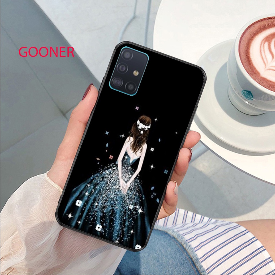 Ốp lưng sam sung a51-a71-a31-m51 in hình cô gái dễ thương  siêu đẹp
