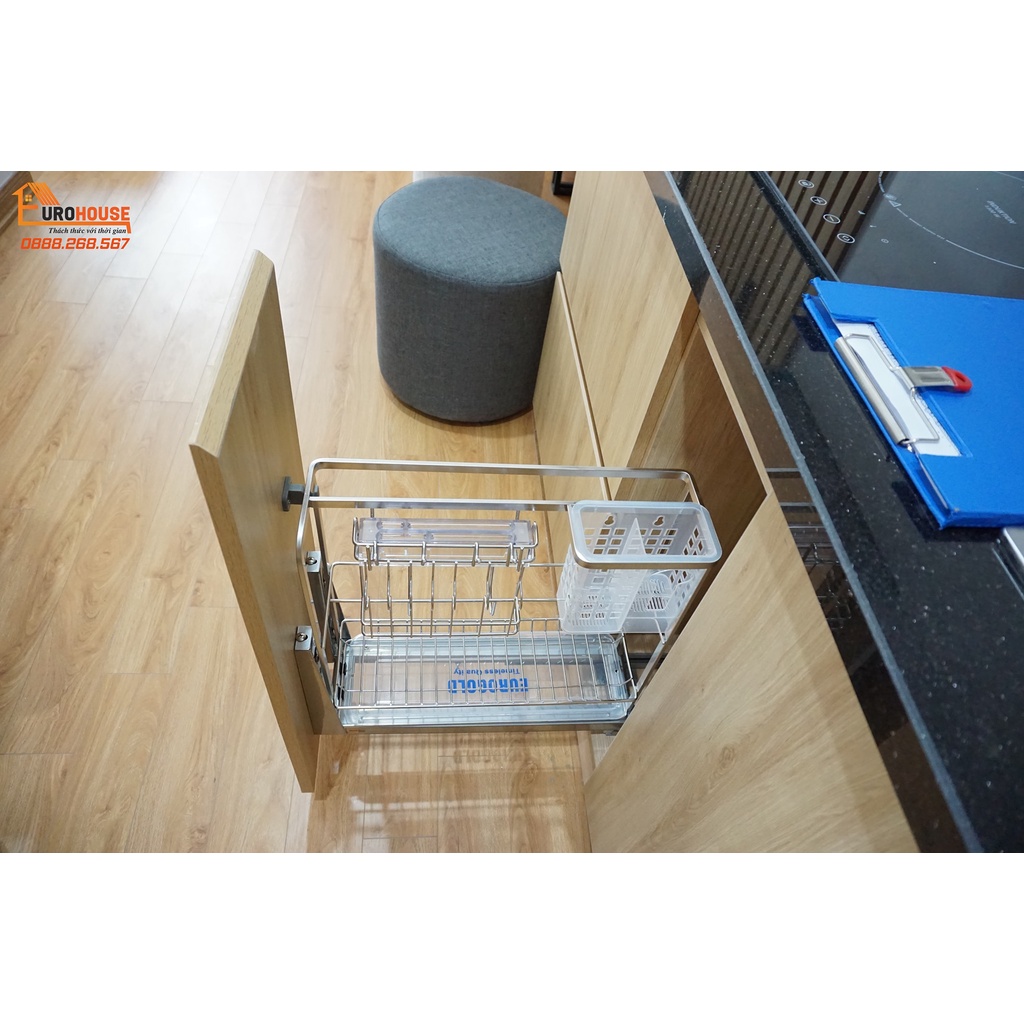 Giá Để Đồ Eurogold Giá Dao Thớt Nan Dẹt Inox Mờ Cao Cấp CÓ THỢ LẮP ĐẶT