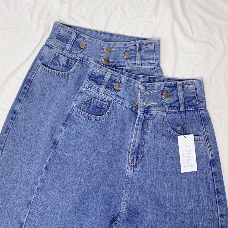 Quần Baggy Nữ Hack Dáng KHA-027 | Cạp Cao | Hàng Đẹp | GinHouseShop