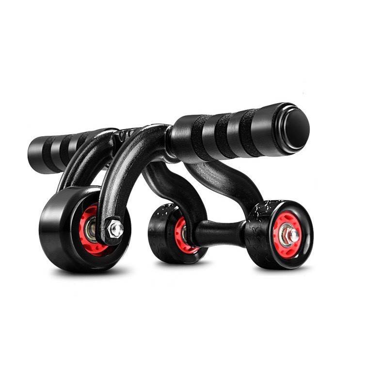 Con Lăn Tập Cơ Bụng 4 Bánh Cao Cấp (Tặng Kèm Thảm Lót)