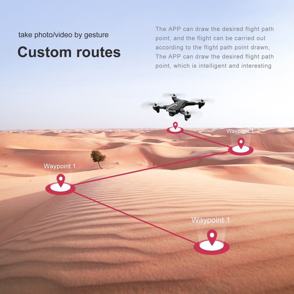 TẶNG TÚI ĐỰNG - Flycam 6k giá rẻ, Flycam LS25 camera 6K định vị GPS chống rung quang học, truyền hình ảnh về điện thoại