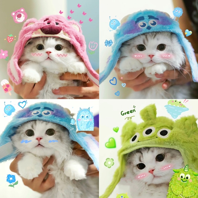 Mũ cho chó mèo quái vật hoạt hình BECHON M271