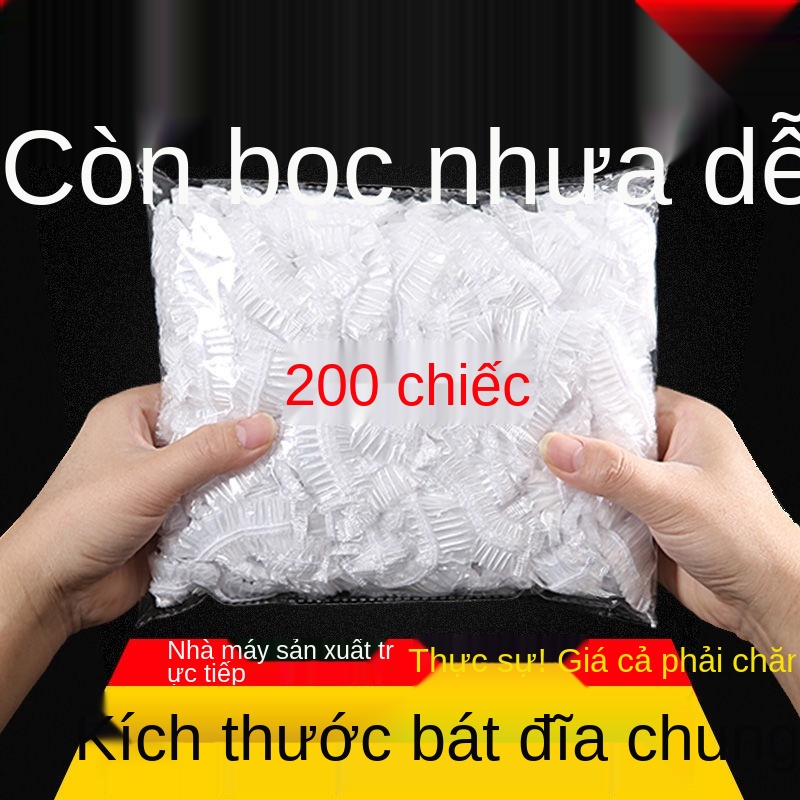 > nắp đậy giữ thức ăn gia đình loại PE tủ lạnh dùng một lần Túi bọc nhựa dùng một lần Túi đựng thức ăn giữ thức ăn tươi