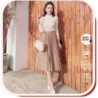 G36. 1913/808. CHÂN VÁY XẾP LY XÒE DÀI