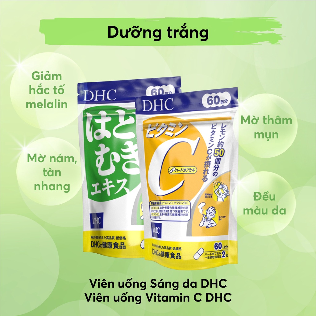 Viên uống DHC Bổ sung Vitamin C Nhật Bản 60v/gói