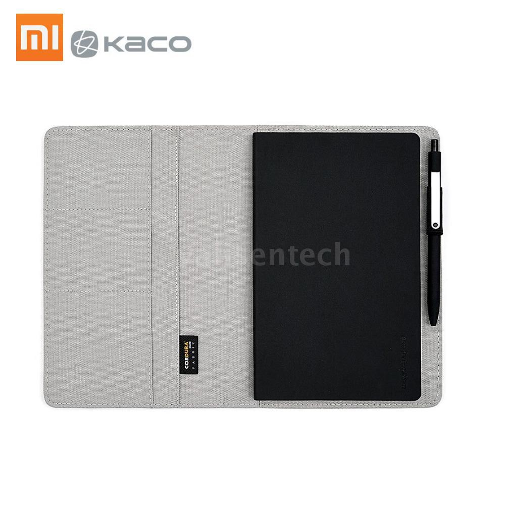 Sổ tay Xiaomi Mijia Kaco bằng da có thể đựng thẻ và bút ký tên