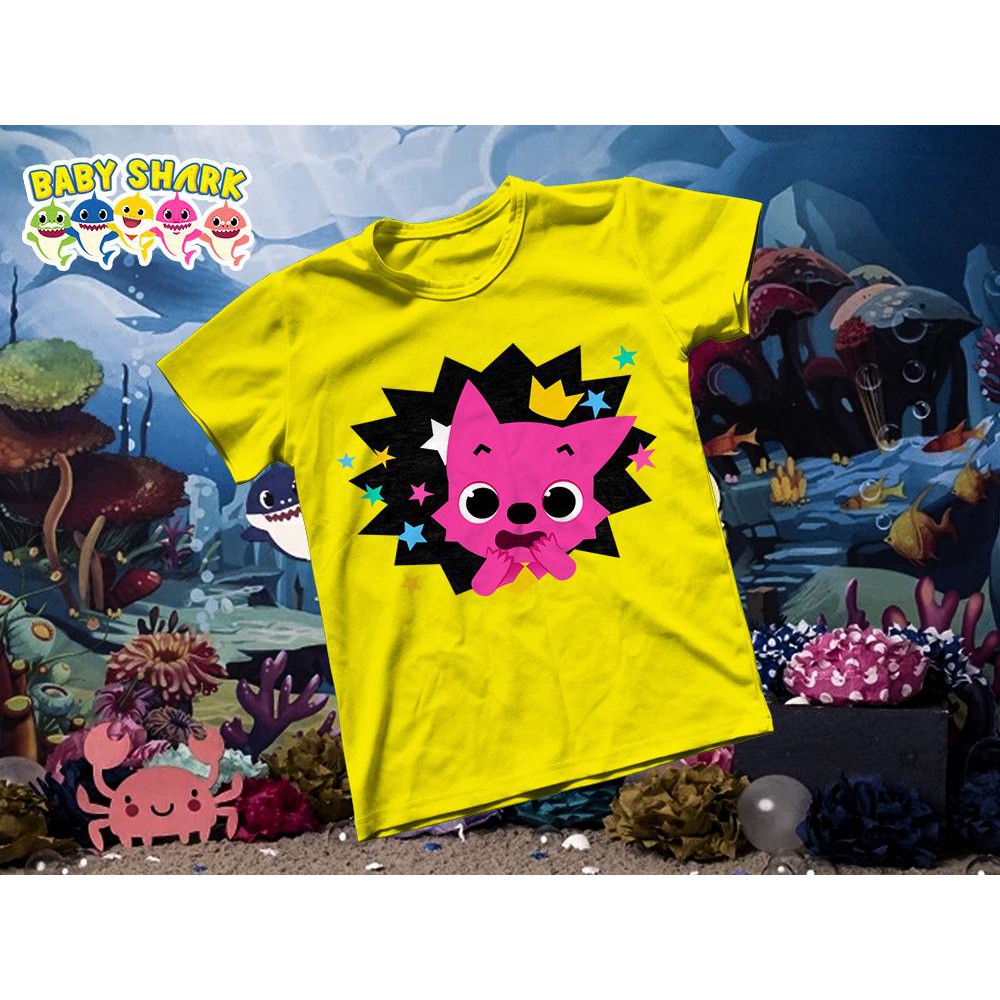 Áo thun Cotton Unisex - Movie - Baby Shark - Pinkfong