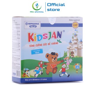 Siro KIDSJAN HDPHARMA Tăng Cường Sức Đề Kháng cho bé, bổ sung kẽm acid amin - 20 ống [KIDSJAN Tăng Cường Sức Đề Kháng]