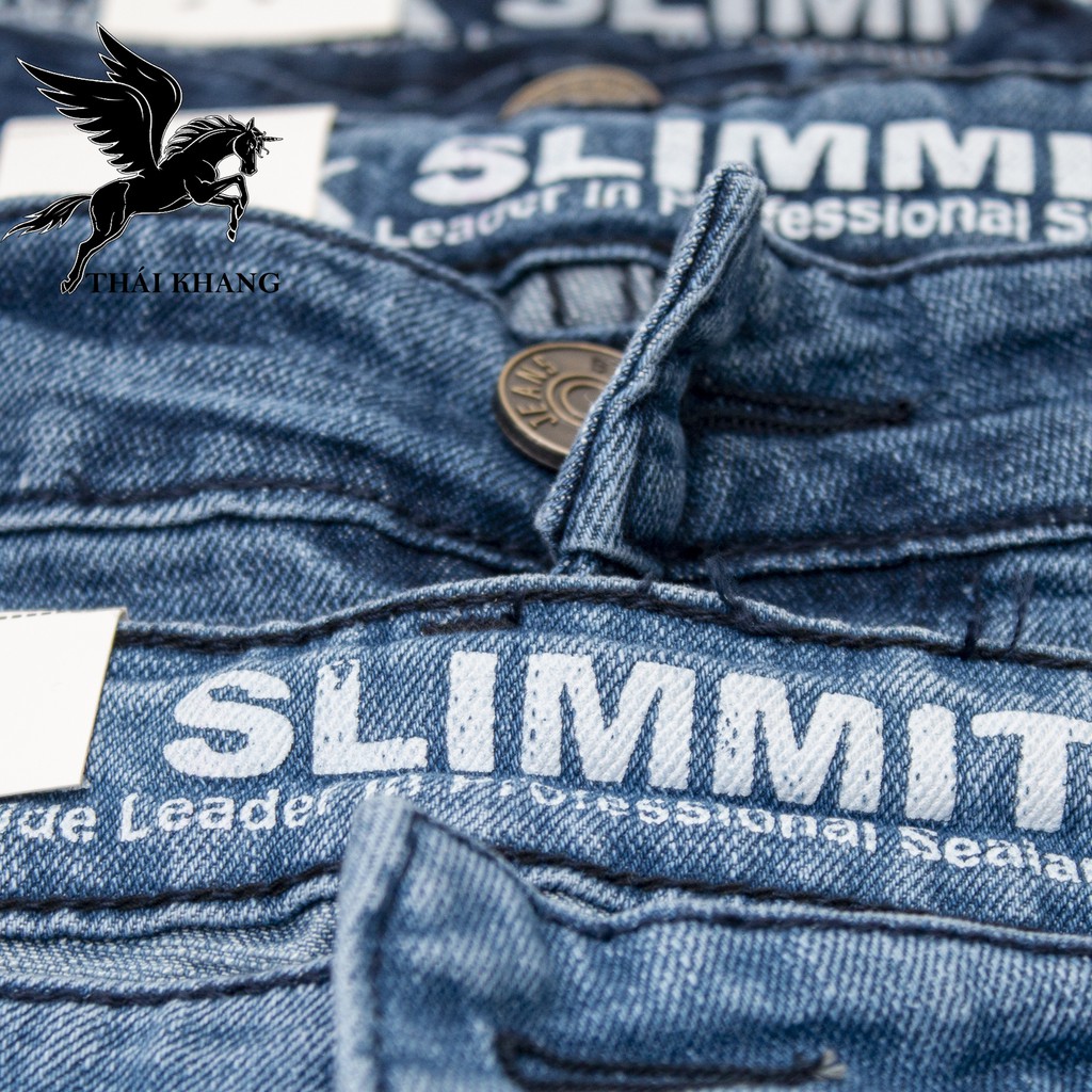 Quần bò nam ống suông co dãn trung niên đẹp vải cotton cao cấp hàng xuất khẩu loại quần jean nam form rộng QJ1 | BigBuy360 - bigbuy360.vn