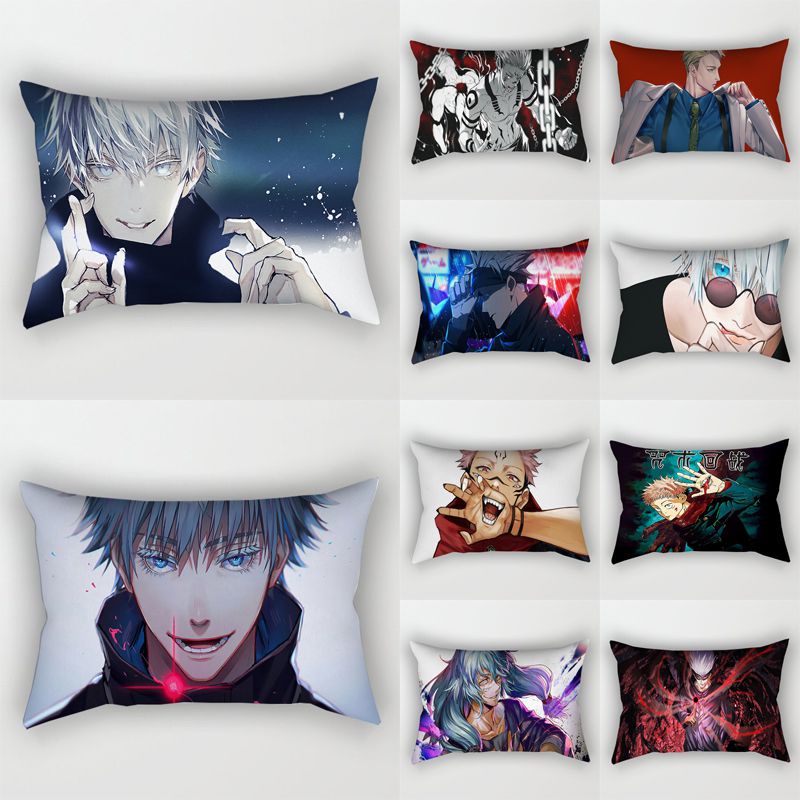 Vỏ Gối Chữ Nhật In Hình Anime Độc Đáo