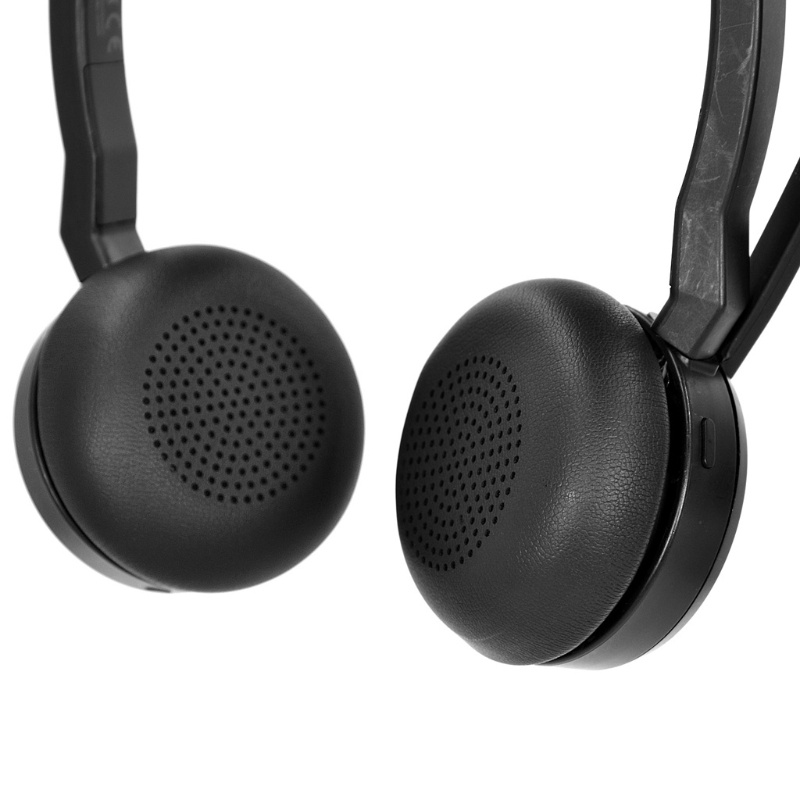 Cặp Mút Đệm Da Và Xốp Mềm Thay Thế Cho Tai Nghe Jabra evolve 75 75 +
