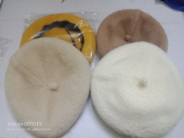 Mũ Nồi lông tuyết ❄ mũ nồi beret lông mịn cao cấp