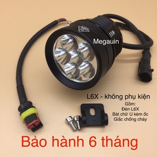 ĐÈN TRỢ SÁNG L6X CREE ĐỦ PHỤ KIỆN (BẢO HÀNH 6 THÁNG)