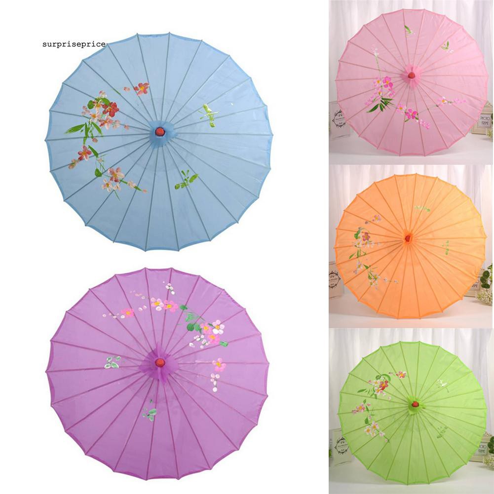 Dù lụa Trung Hoa cổ điển làm đạo cụ chụp hình/trang trí đa dụng