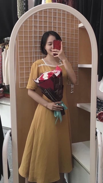 [CÓ SẴN] VÁY VINTAGE TIỂU THƯ CÓ THẮT EO (ảnh thật ở cuối) | BigBuy360 - bigbuy360.vn