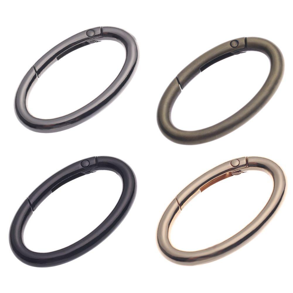 SUENIN 1 / 2 / 5 Kẹp Túi Xách Hình Oval Bằng Hợp Kim Kẽm