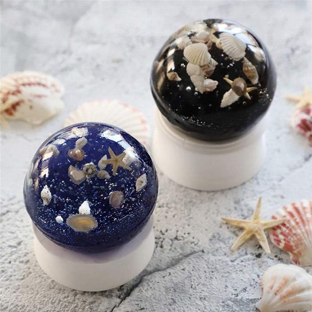 YIYU Khuôn Làm Nến Sáp Xà Phòng Đất Sét Thủ Công Bằng Nhựa Trong Suốt