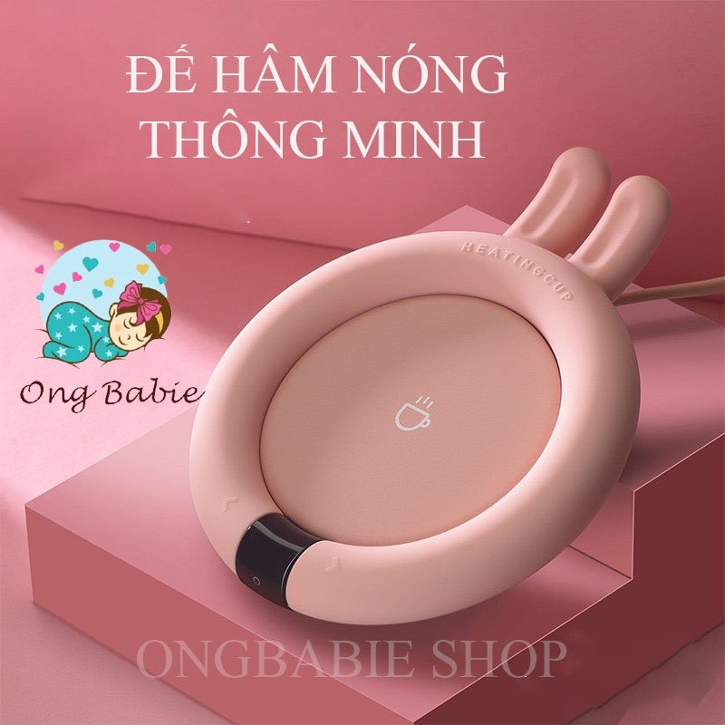 Đế Hâm Nóng Đồ Uống Thông Minh- Đế Hâm Nóng Sữa, Trà, Cà phê Ongbabie.shop