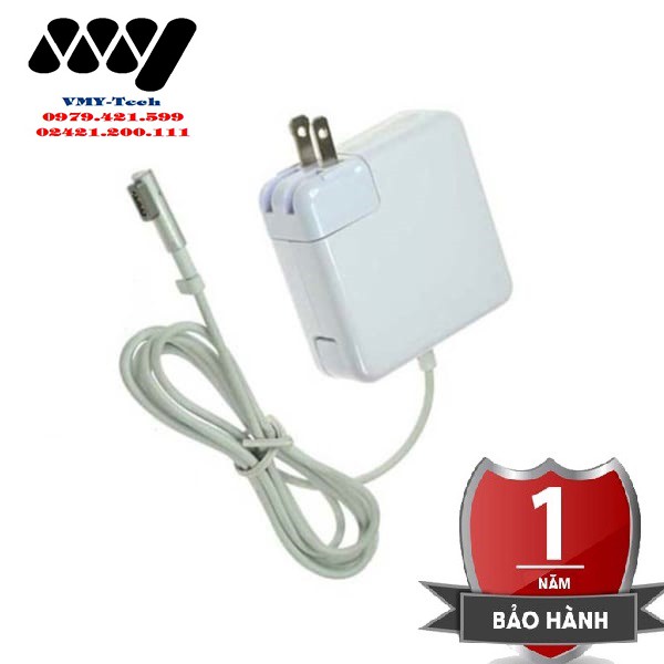 [Mã 267ELSALE hoàn 7% đơn 300K] Sạc Macbook Pro 16.5V-3.65A - 60W - New ZIN - BH 1 năm 2009 2010 2011 2012 13'' magsafe