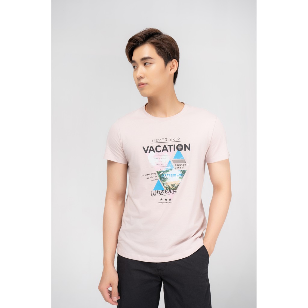 Áo thun nam Yody in Vacation TSM4211 | BigBuy360 - bigbuy360.vn