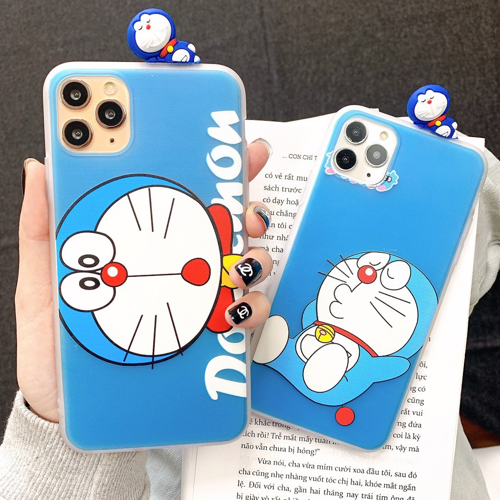 [ IPHONE ] Ốp Lưng Silicon Doraemon ( Kèm Hình Thú ) - B246 | BigBuy360 - bigbuy360.vn
