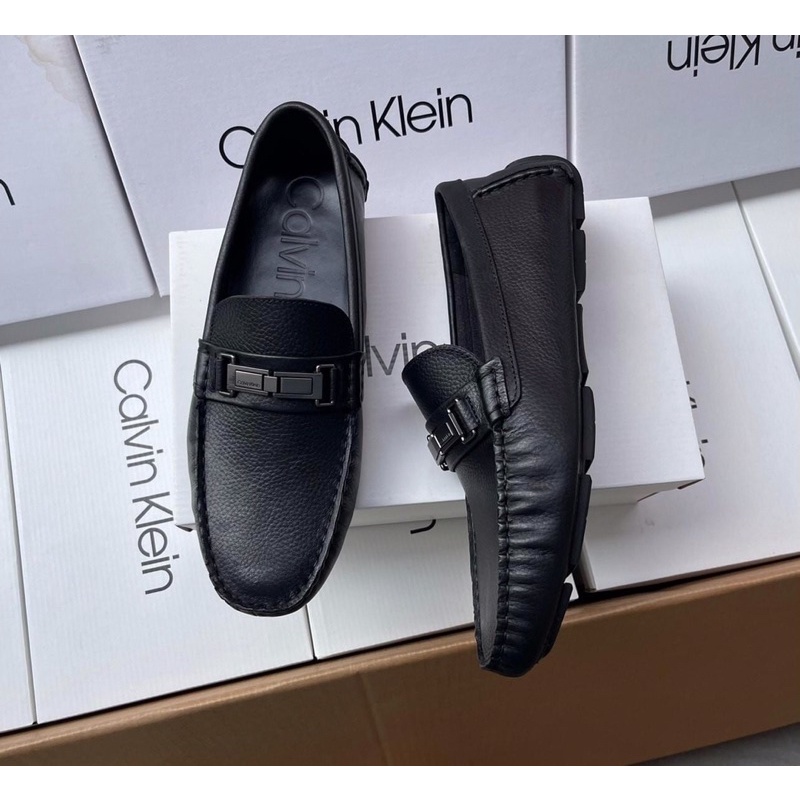 Giầy Sục Nam Calvin Klein Da Thật
