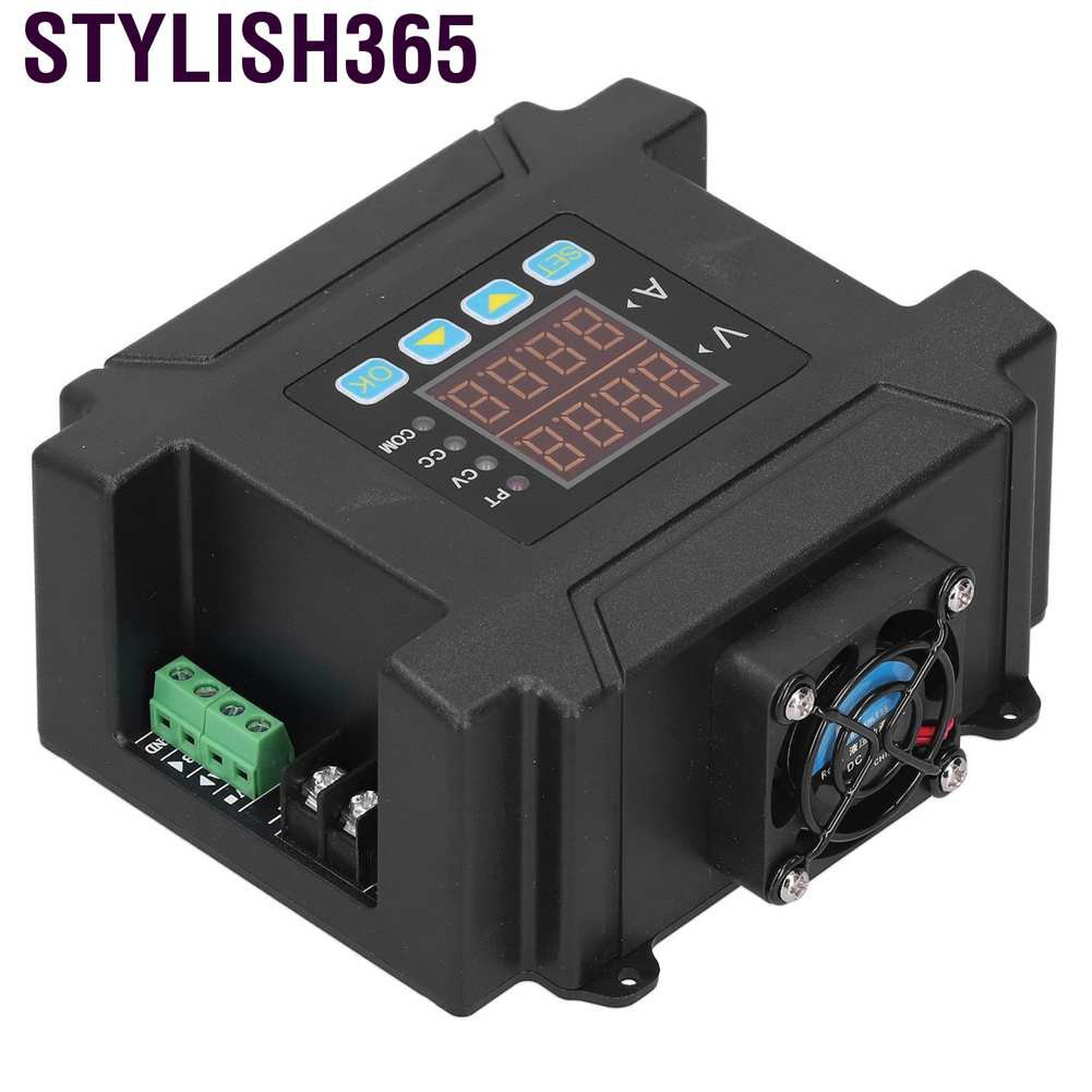 Stylish365 Digital Adjustable Regulated Power Supply LCD Display Buck Module with Shell 0-5A