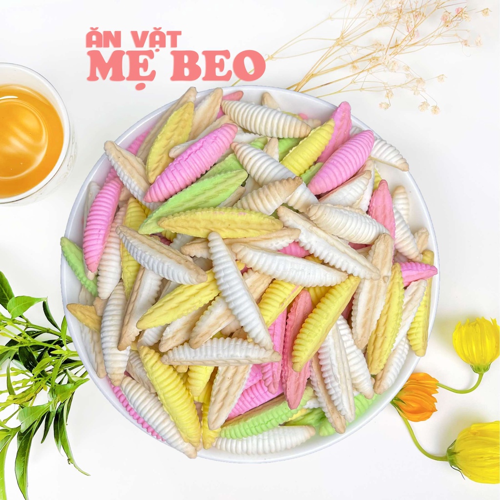 Bánh men con sâu đuông dừa 300gr ăn vặt cực ngon