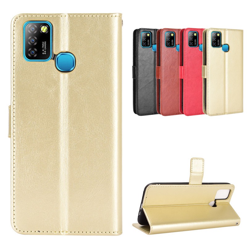 Casing Infinix Smart 5 Wallet PU Leather Back Cover Casing Infinix Smart 5 Smart5 Phone Case Flip