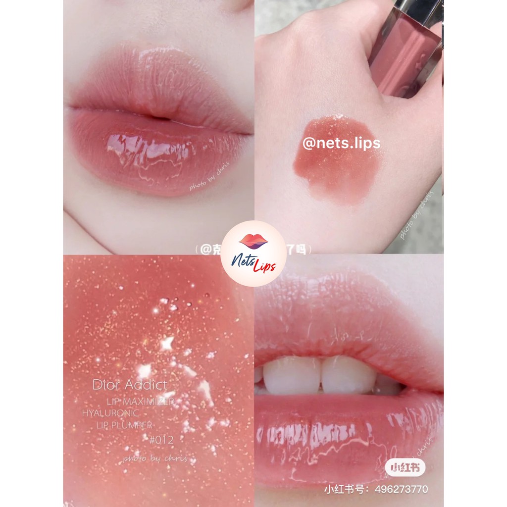 Son Dưỡng Dior 🍎FREESHIP🍎 Son Dưỡng Môi Dior Collagen Addict Lip Maximizer 012 Rosewood Màu Hồng Cam