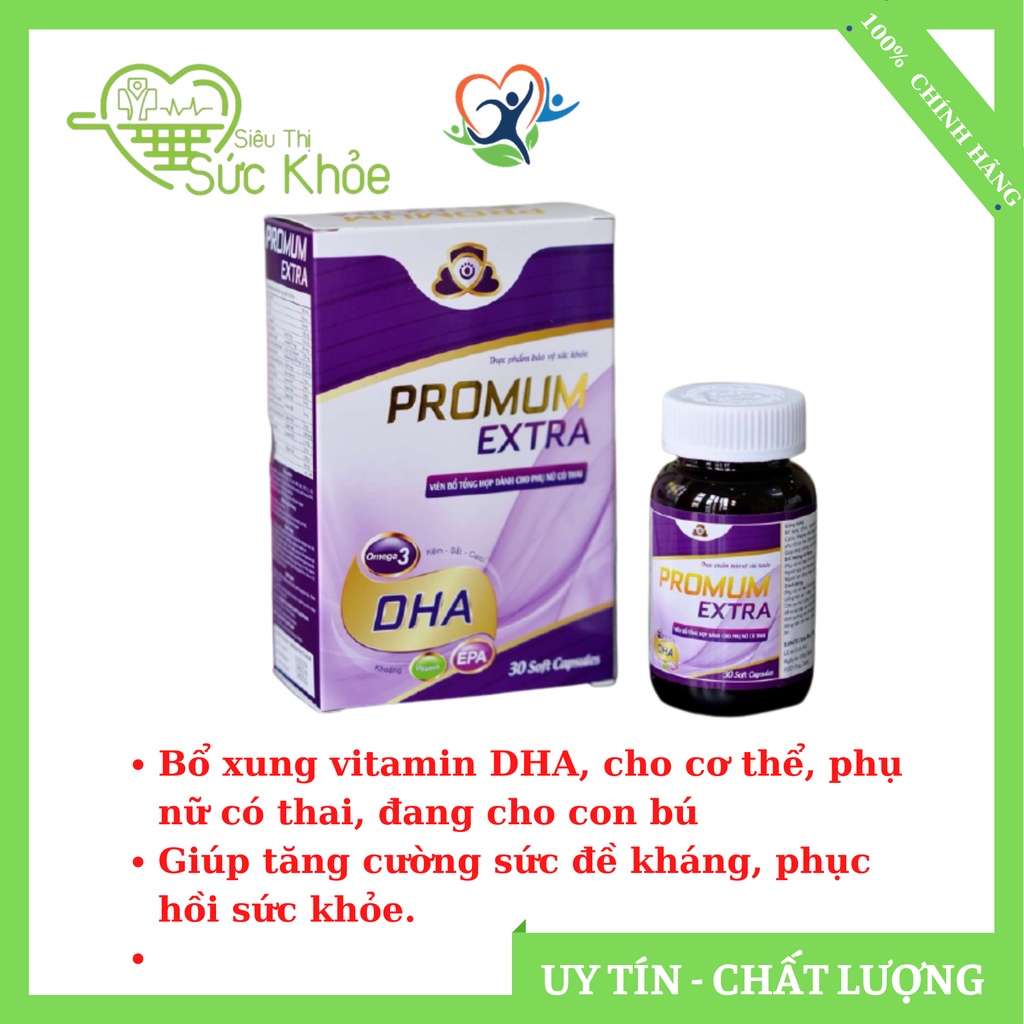 Vitamin tổng hợp Promum Extra dành cho bà bầu