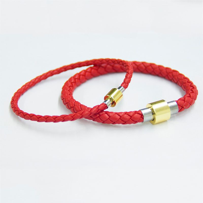 Vòng đeo tay bằng da dành cho fan hâm mộ nhóm nhạc bằng thép titan