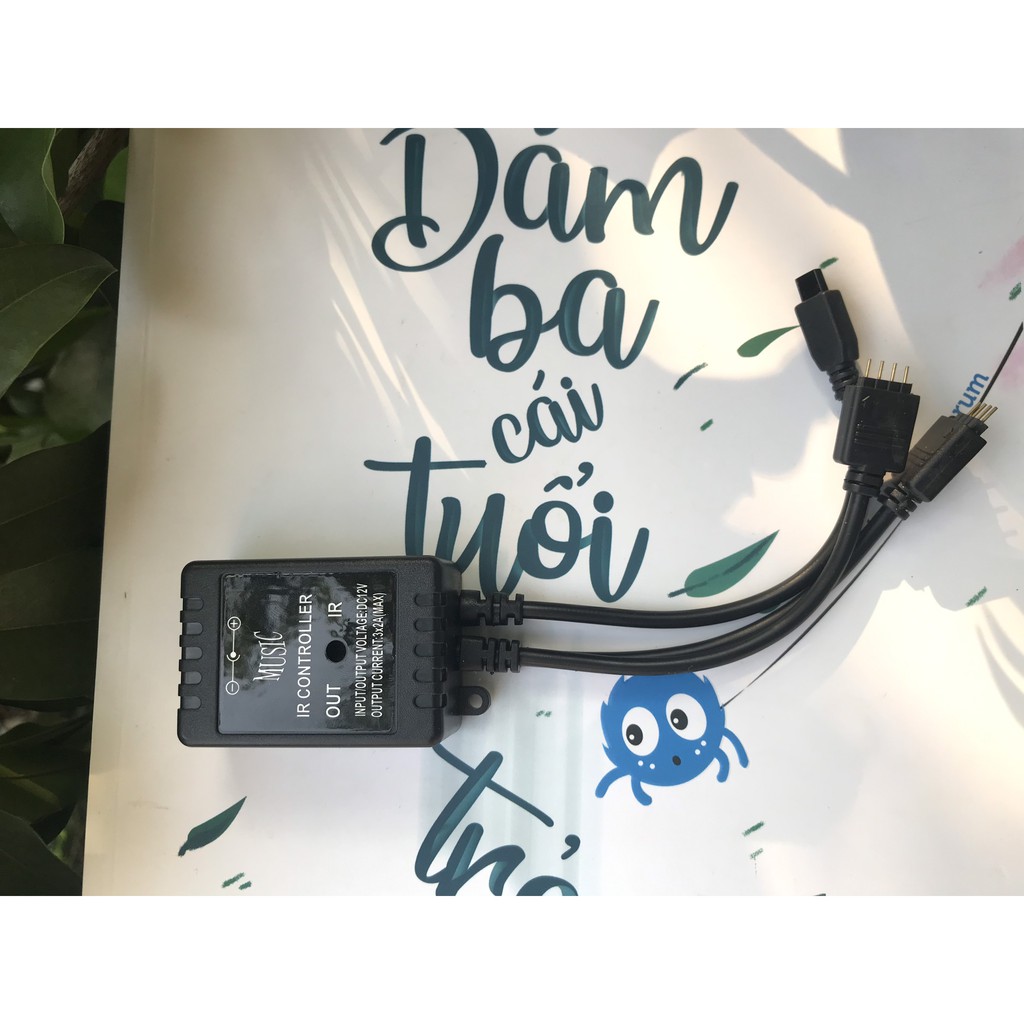 [ 44 phím ] Bộ Remote Điều Khiển Led RGB IR44 Cảm Biến Thu Âm Thanh Nháy Theo Nhạc | BigBuy360 - bigbuy360.vn