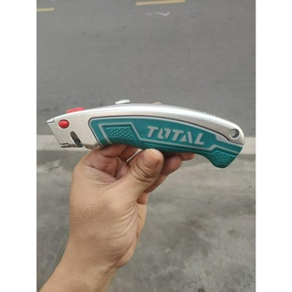 Dụng Cụ Rọc Giấy Đa Năng Lưỡi Ngắn TOTAL THT5126128 Tặng Kèm 5 Lưỡi