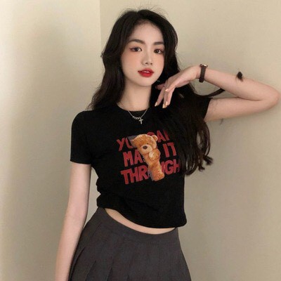 áo thun hoạ tiết gấu
