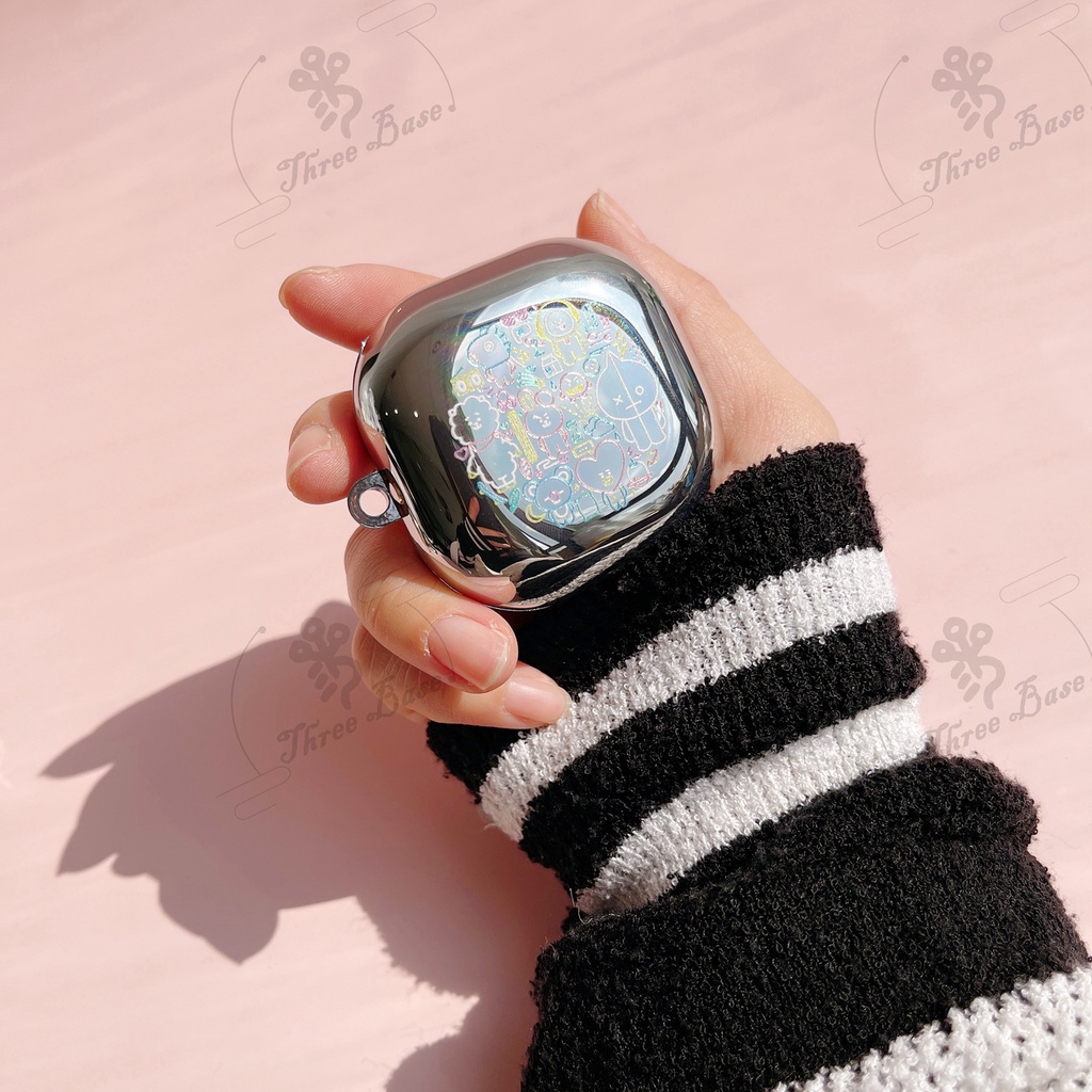 Vỏ Bảo Vệ Hộp Sạc Tai nghe không dây Samsung Buds 2 Hình Bangtan Boys 21