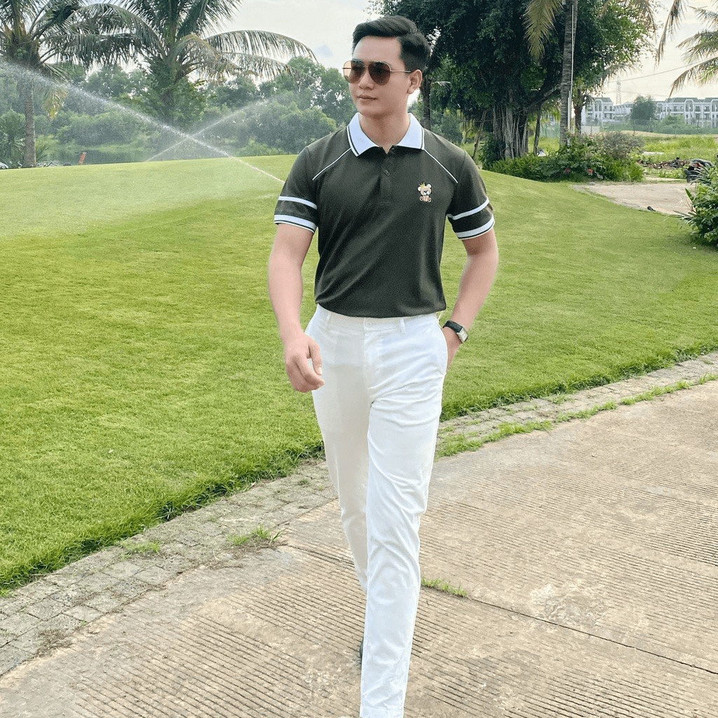 (HCM) ÁO THUN POLO CHẤT VẢI MỊN MÁT CAO CẤP - THỜI TRANG NAM CAO CẤP , SIÊU HOT THỜI TRANG NAM ĐẲNG CẤP KM FASHION