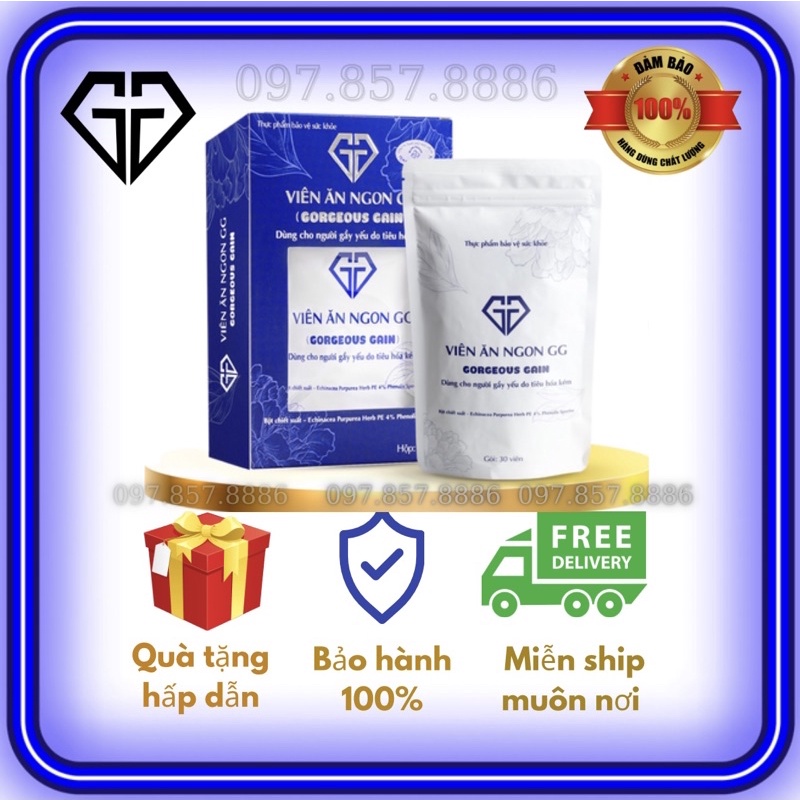 VIÊN ĂN NGON GG - viên uống dinh dưỡng dành cho người gầy