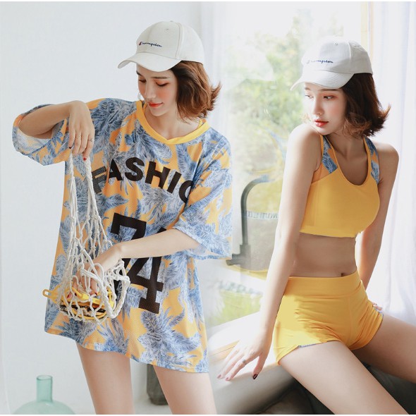 Có sẵn Bộ đồ bơi bikini thể thao áo lưới nữ siêu đẹp | BigBuy360 - bigbuy360.vn