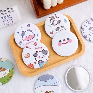 💥GIAO MÀU NGẪU NHIÊN💥GƯƠNG MINI HÀN QUỐC GƯƠNG BÒ SỮA DỄ THƯƠNG💥