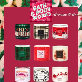 [Link 2/4] Nến Thơm Bath Body Works Chrismast Collection 3 bấc (411g)