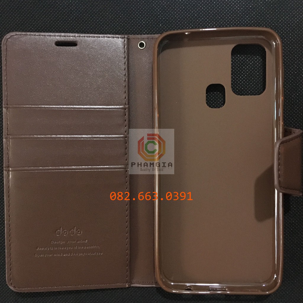 Bao da Samsung M31 nắp gập,chống đỡ xem phim, có ngăn đựng thẻ