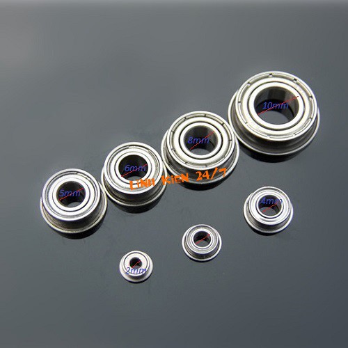 Combo 2 Vòng Bi Bạc Đạn-Mặt Bích Trục 4mm