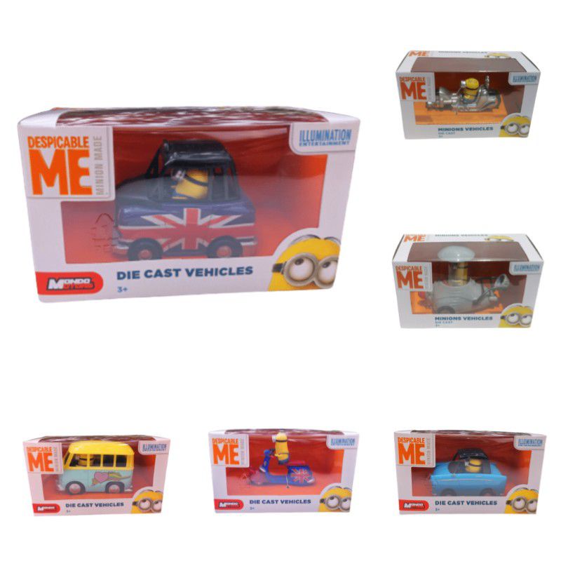 Mô hình minion despicable me phương tiện giao thông bằng hợp kim cho bé