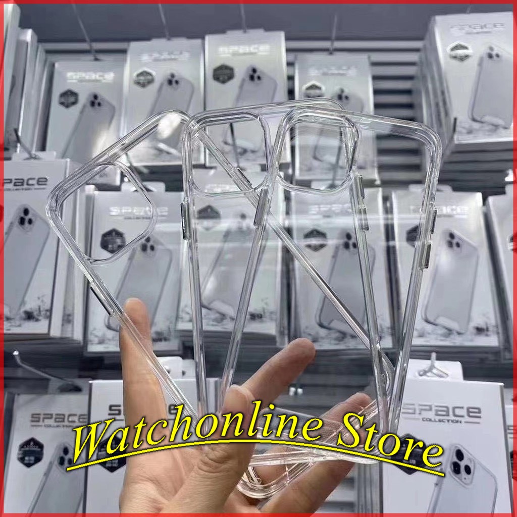 Ốp lưng Space iPhone X / XS / XS max / 12 12 pro max / 11 11 pro max viền dẻo chống sốc không ố màu